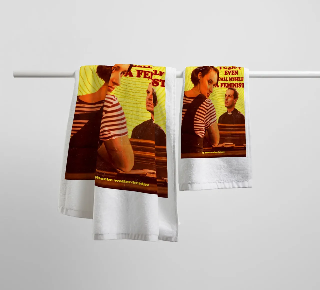 I Cant Even Call Myself A Feminist Fleabag towel by jhomekhonde