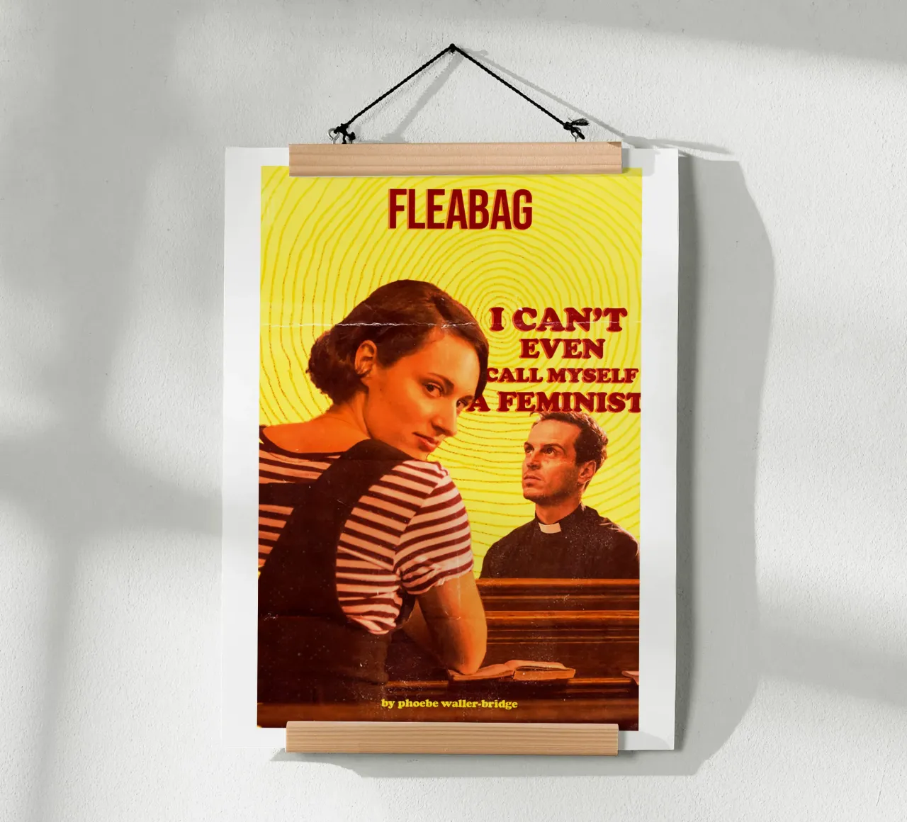Ich kann mich nicht einmal als Feminist bezeichnen Fleabag Poster von jhomekhonde