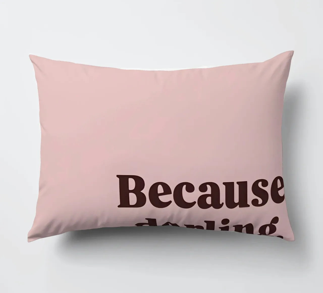 Because darling, studying iş a privilege cuscino da Type & Tape