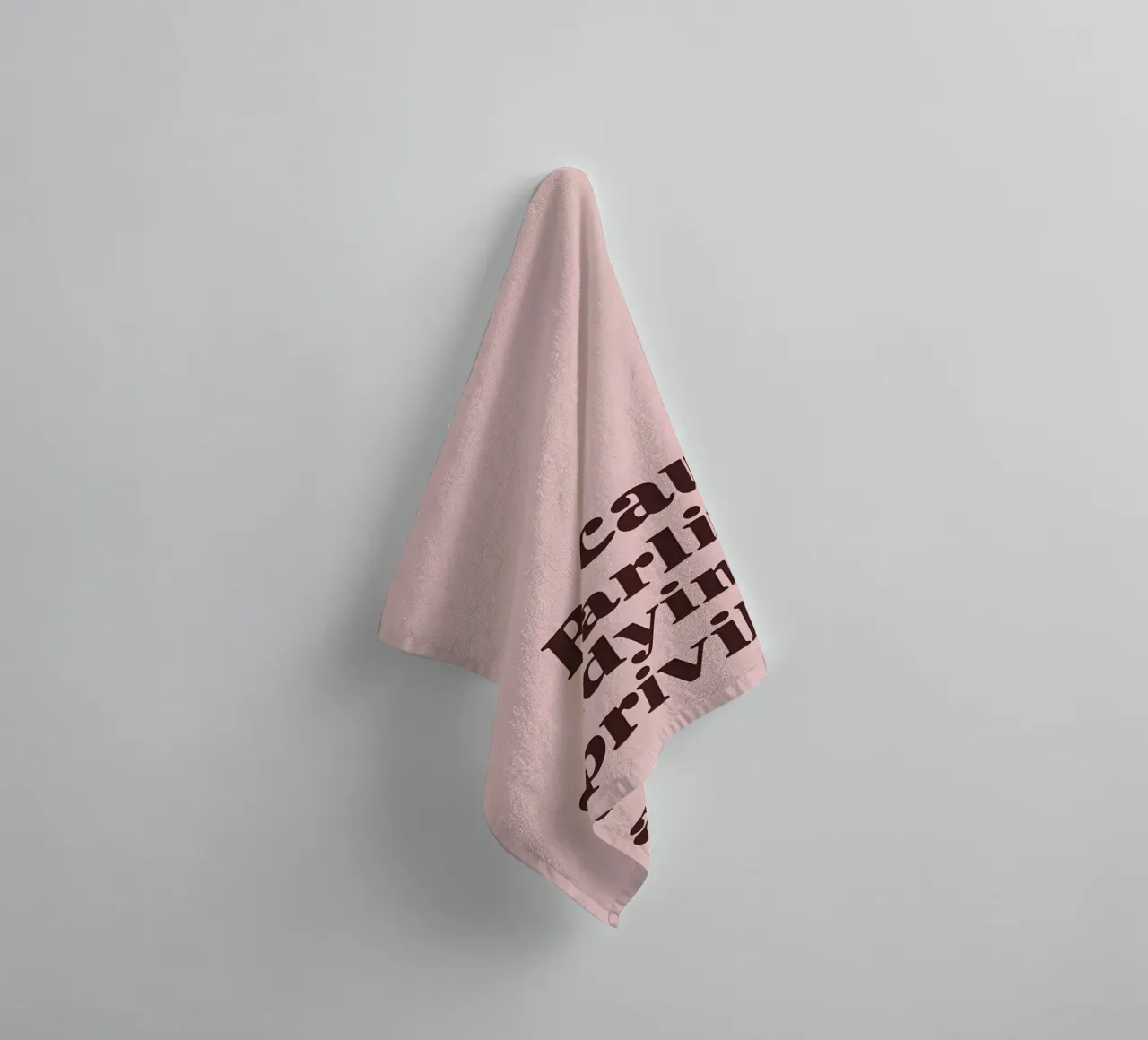 Because darling, studying iş a privilege asciugamano da bagno da Type & Tape