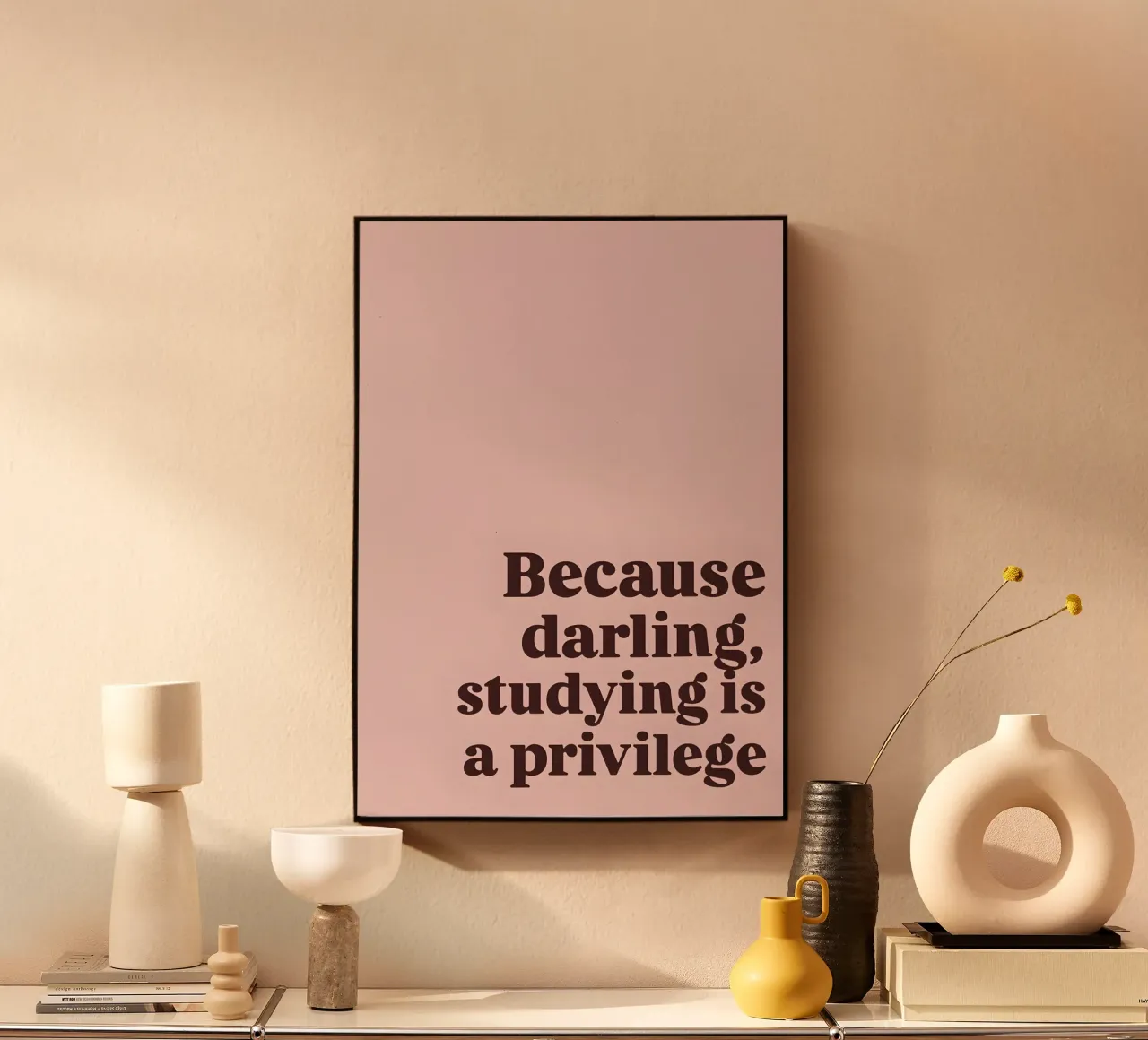 Because darling, studying iş a privilege plexiglass da Type & Tape