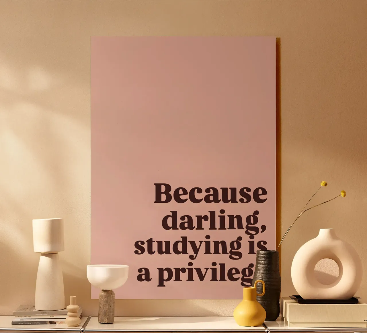 Because darling, studying iş a privilege plexiglass da Type & Tape