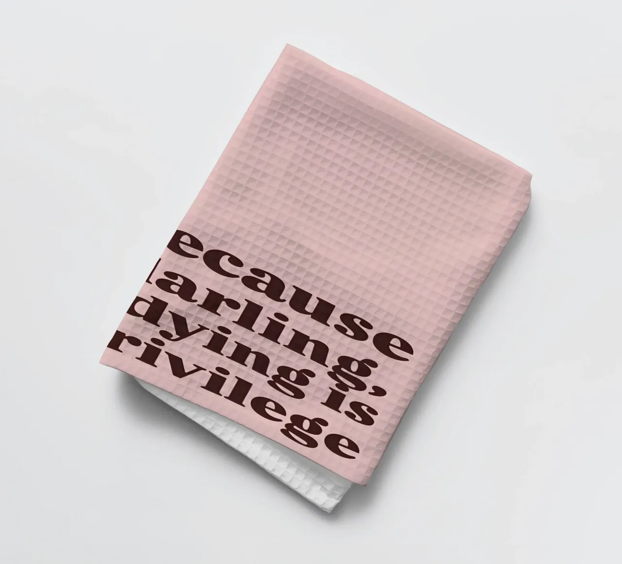 Because darling, studying iş a privilege canovaccio da cucina da Type & Tape