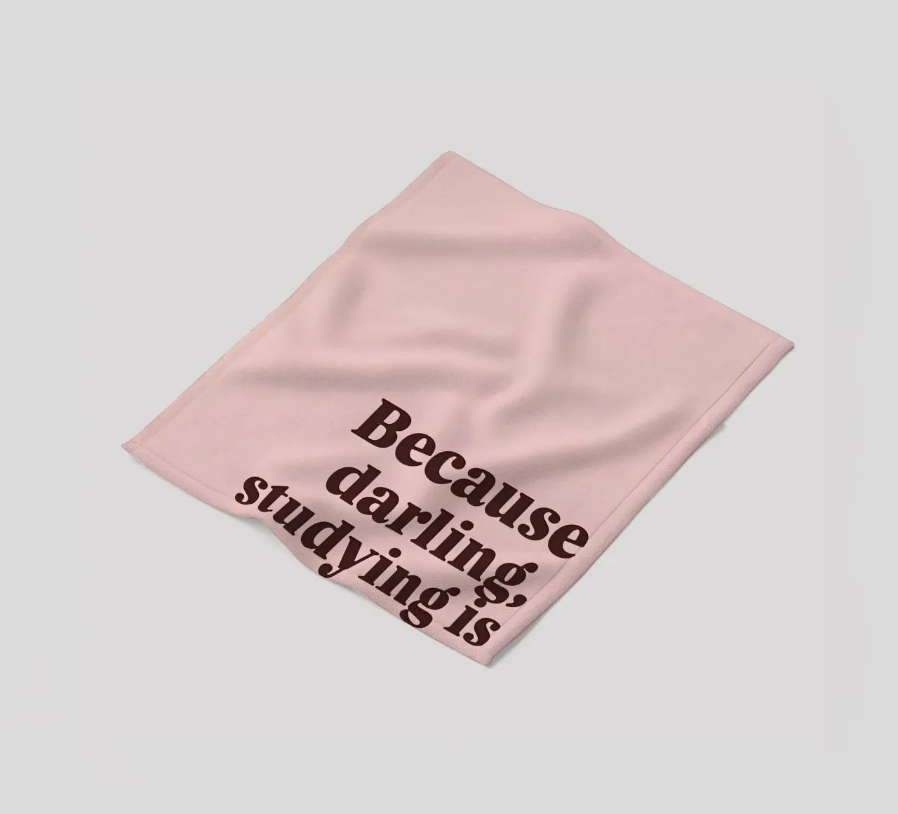 Because darling, studying iş a privilege coperta in pile da Type & Tape