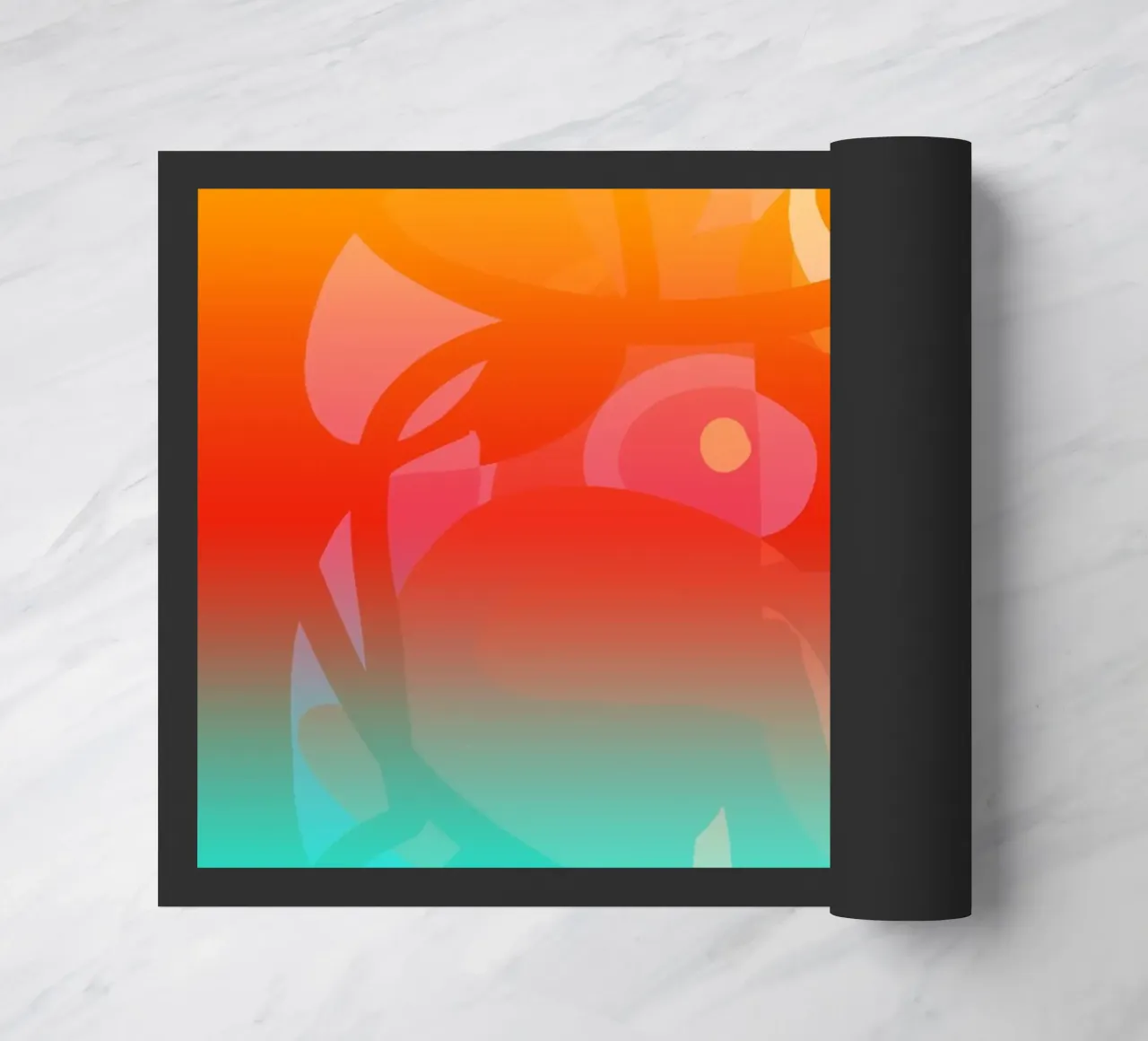 Mystic Shaman Dreamscape - Abstrakte Vision Fußmatte von Abstract and Patterns