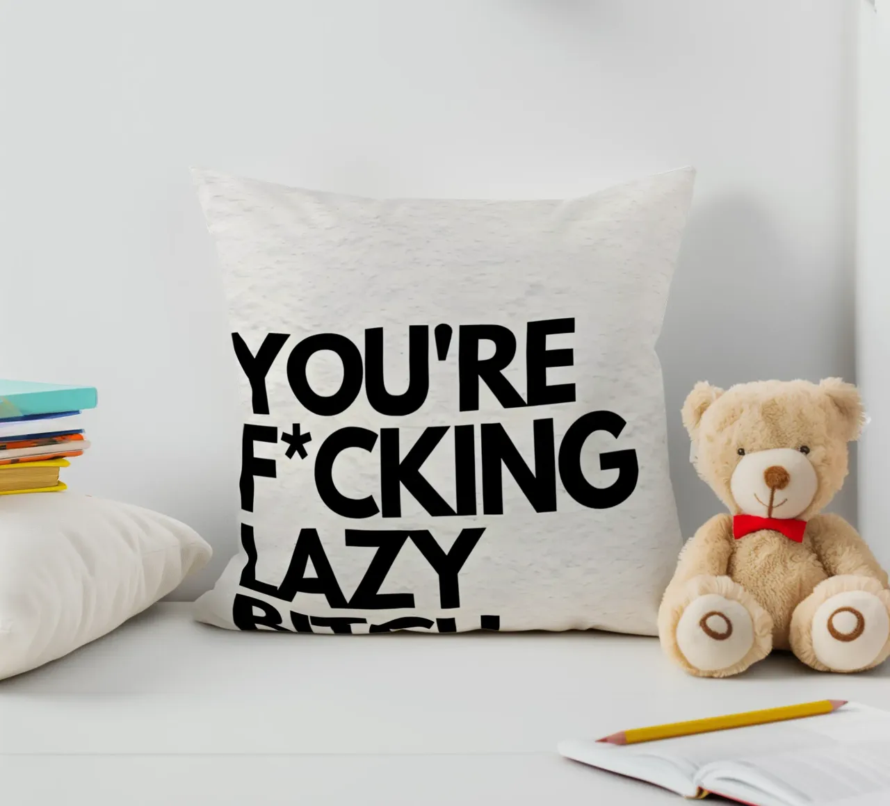 LAZY cuscino da Type & Tape