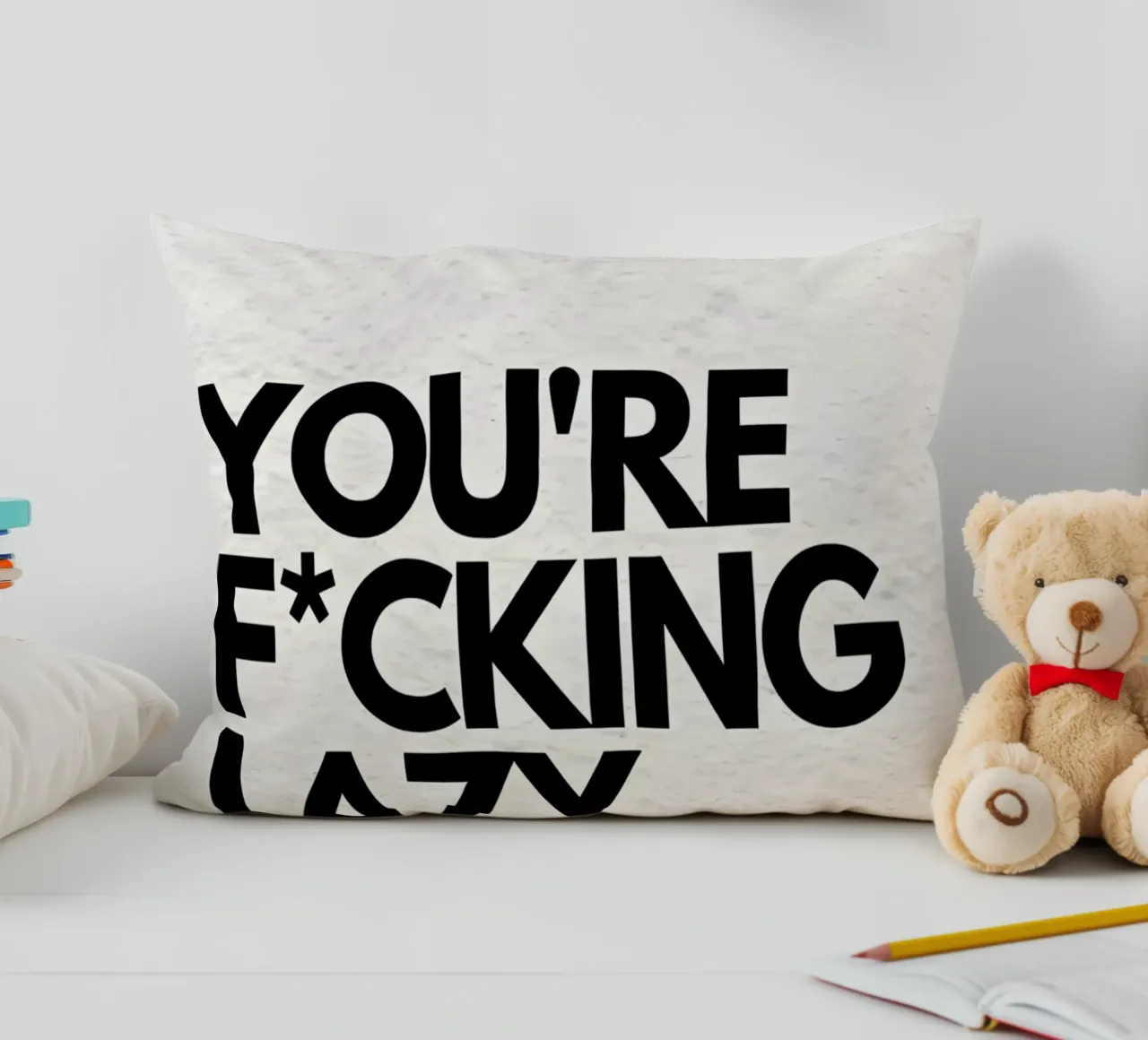 LAZY cuscino da Type & Tape