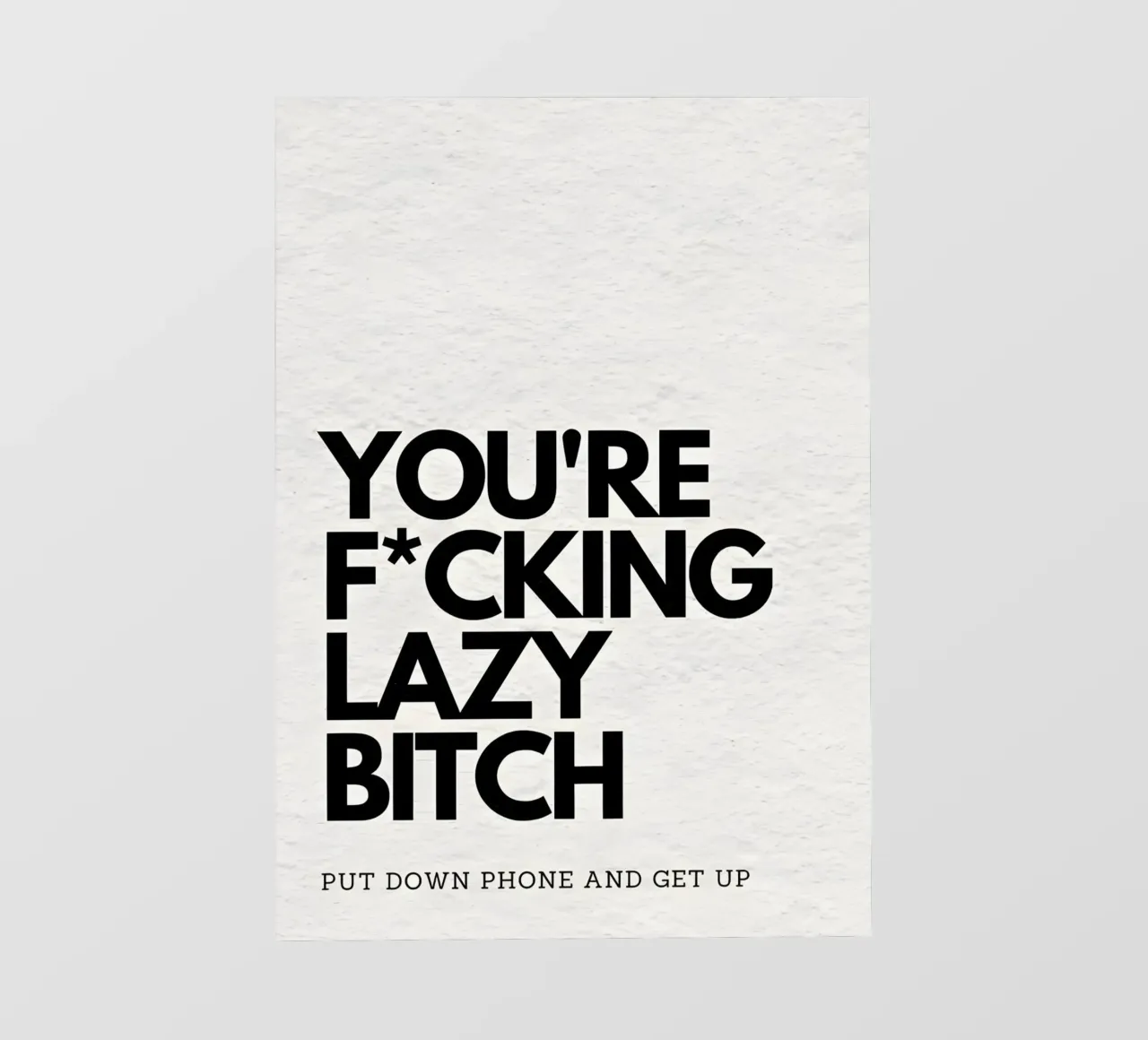 LAZY pellicola backlit da Type & Tape