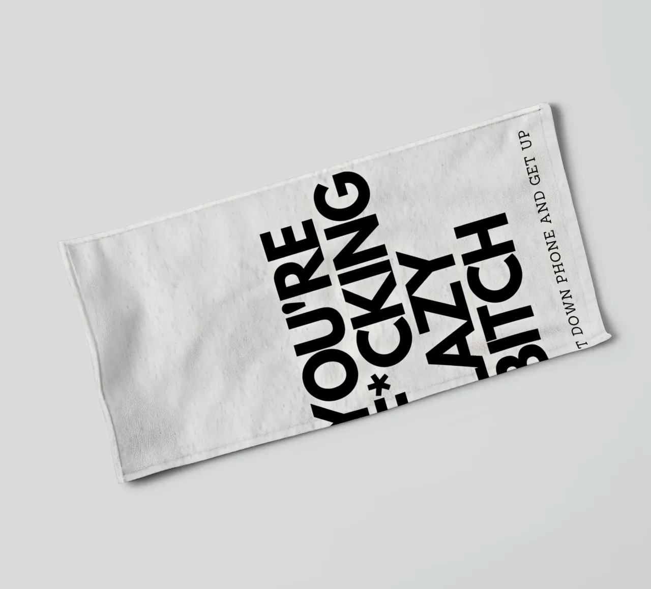 LAZY asciugamano da bagno da Type & Tape