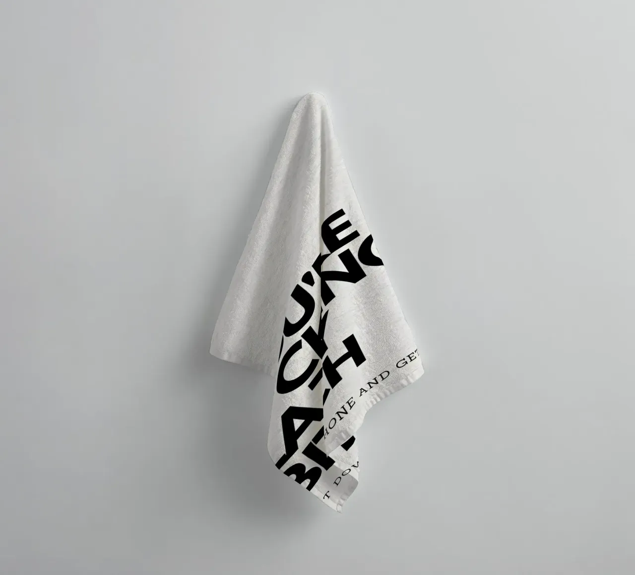 LAZY asciugamano da bagno da Type & Tape
