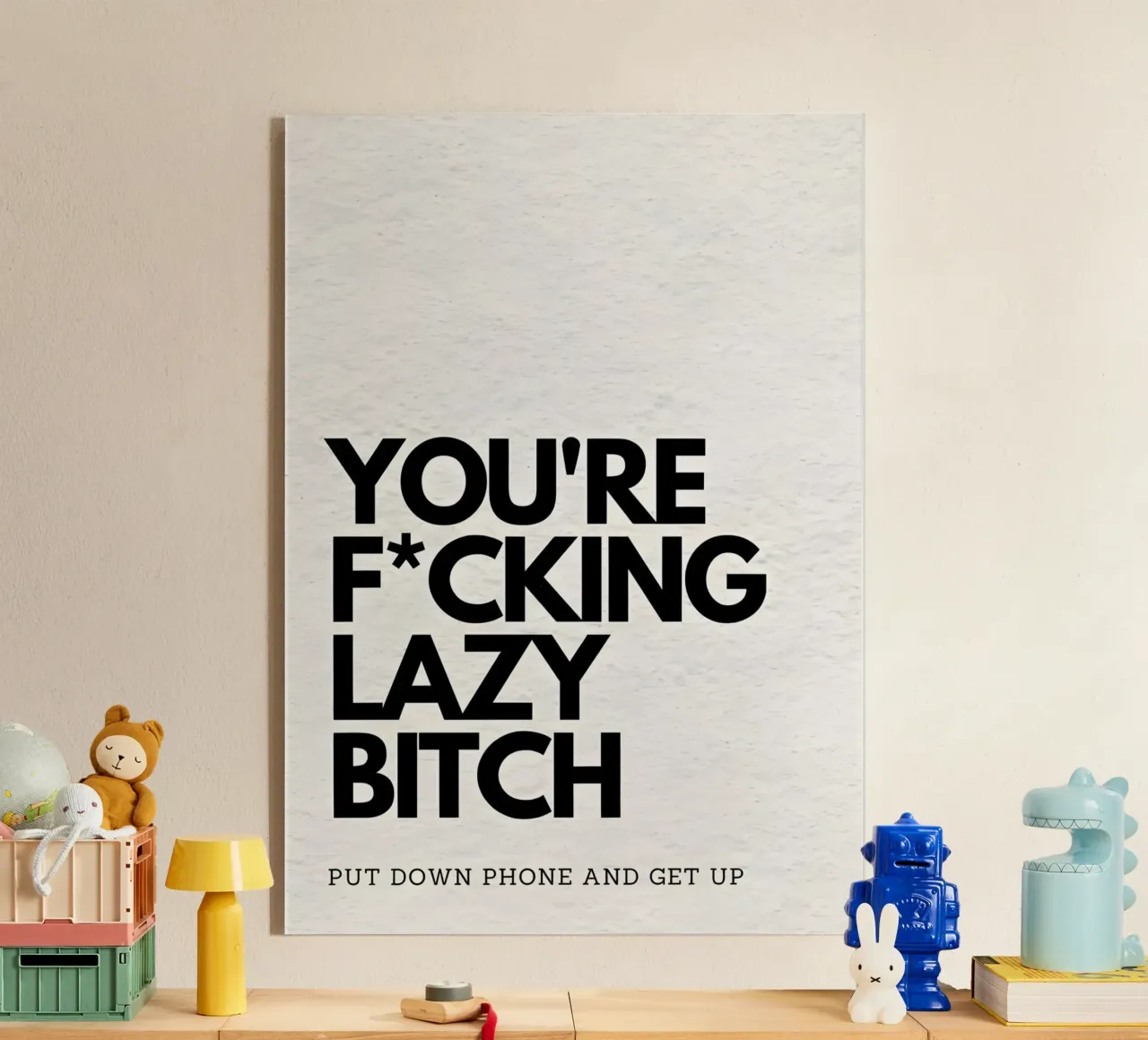 LAZY plexiglass da Type & Tape