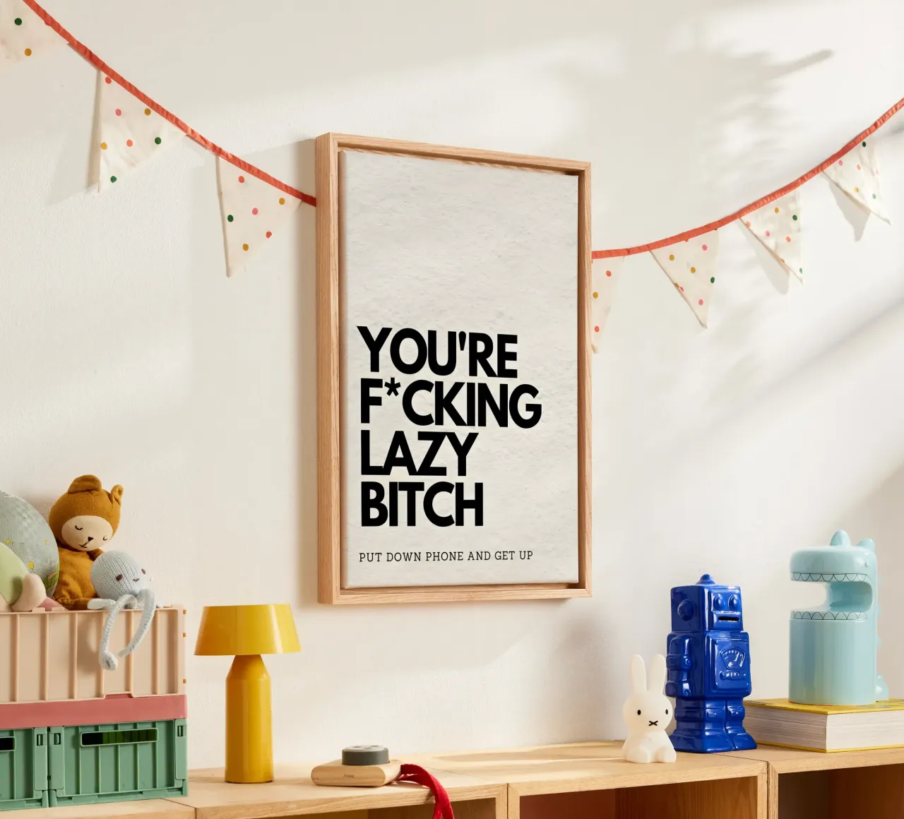 LAZY tela da Type & Tape