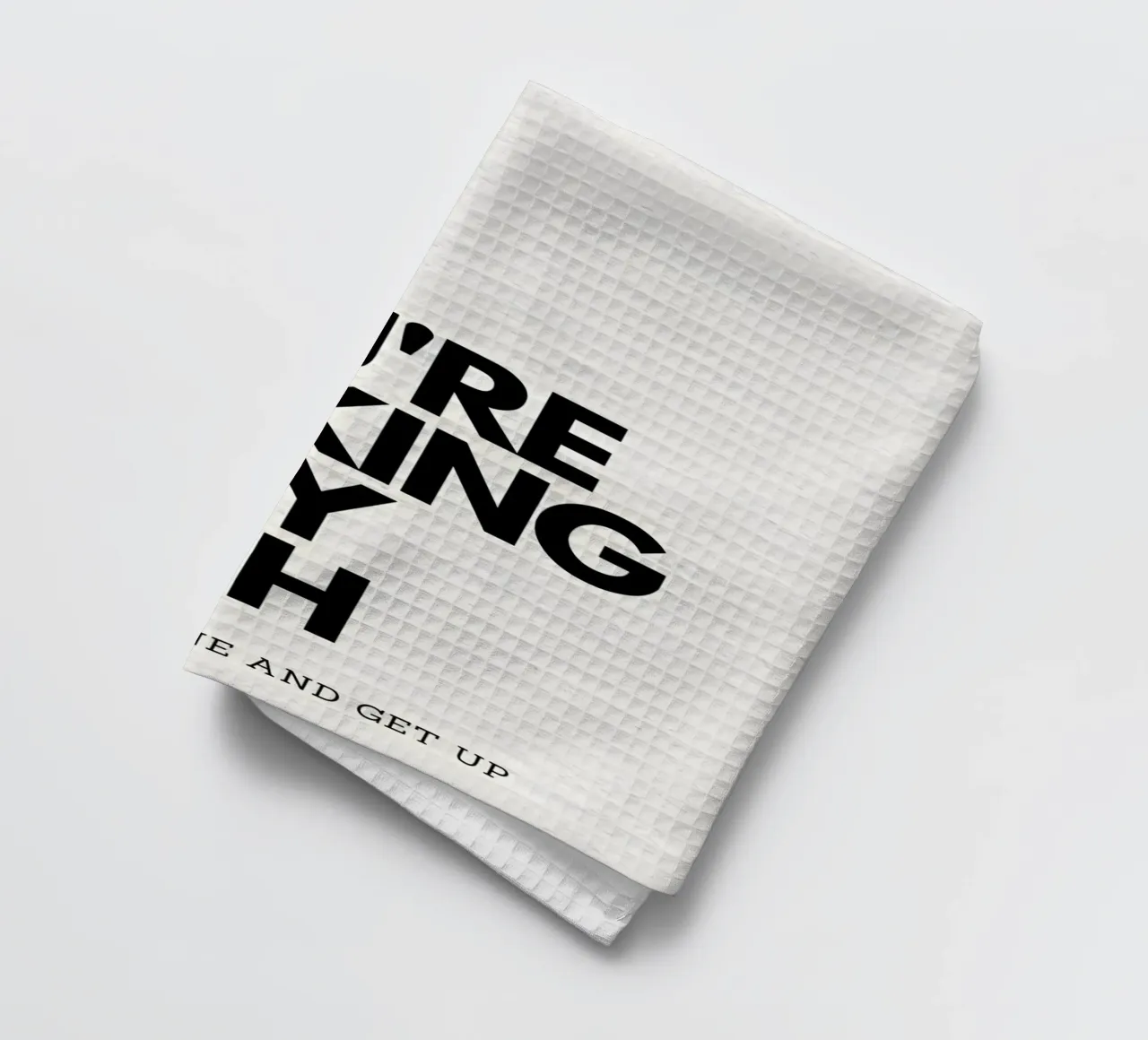 LAZY torchon de Type & Tape