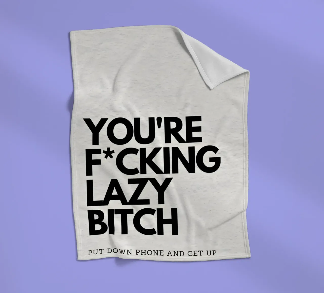 LAZY coperta in pile da Type & Tape