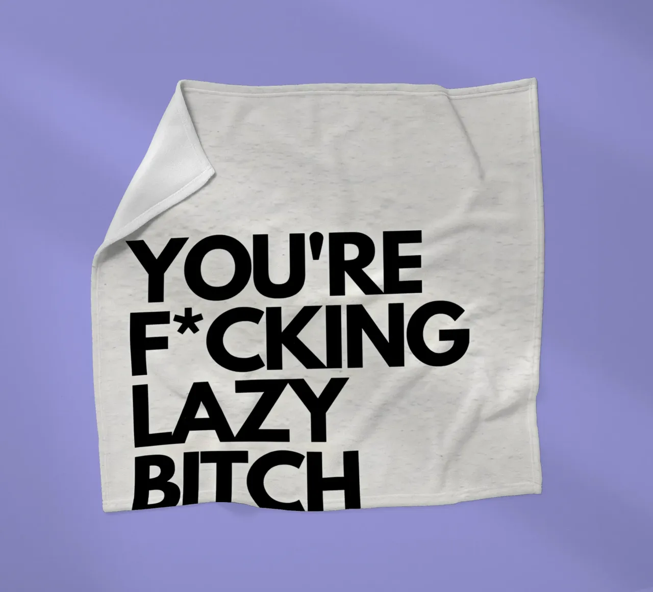 LAZY coperta in pile da Type & Tape