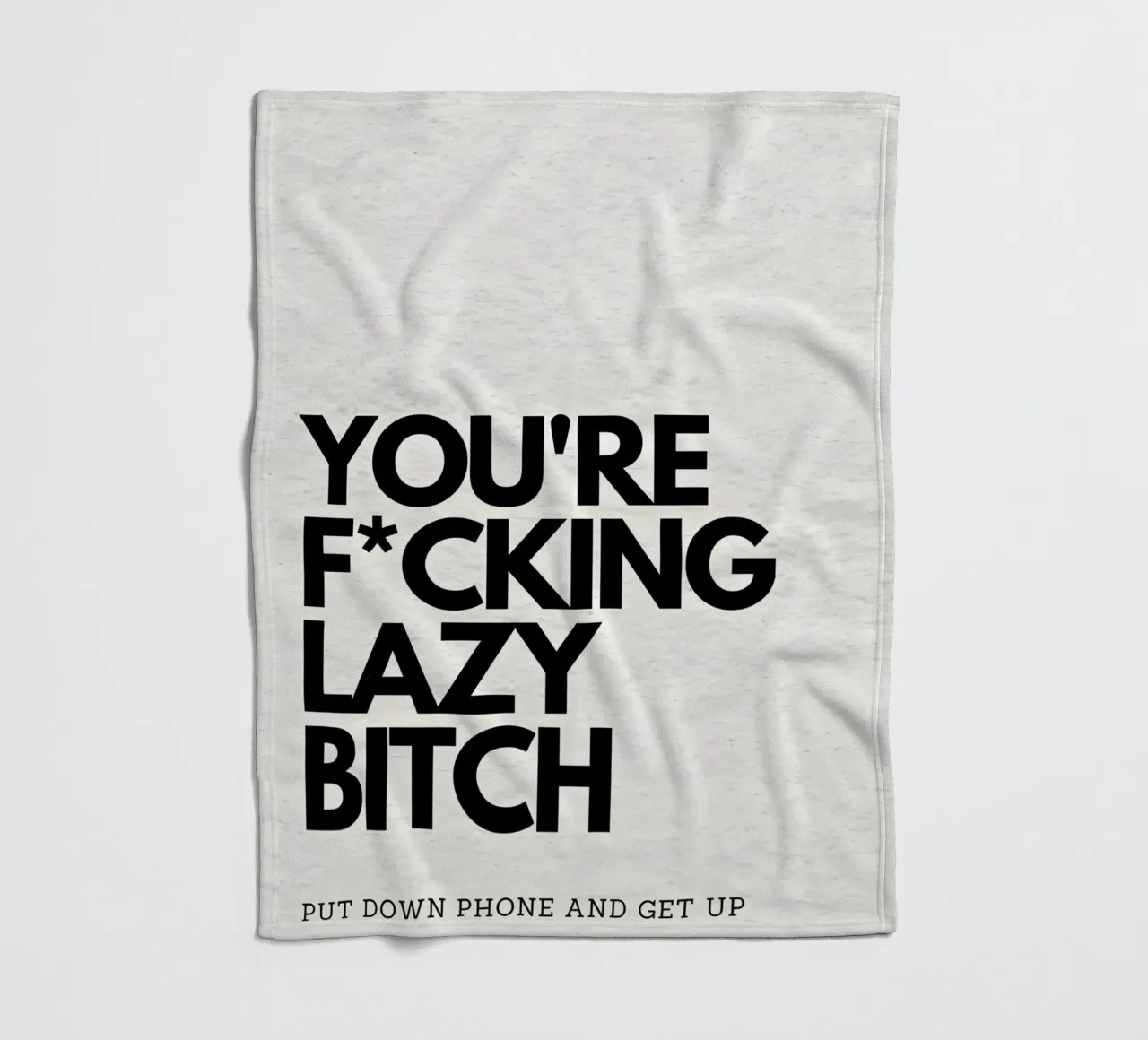 LAZY coperta in pile da Type & Tape