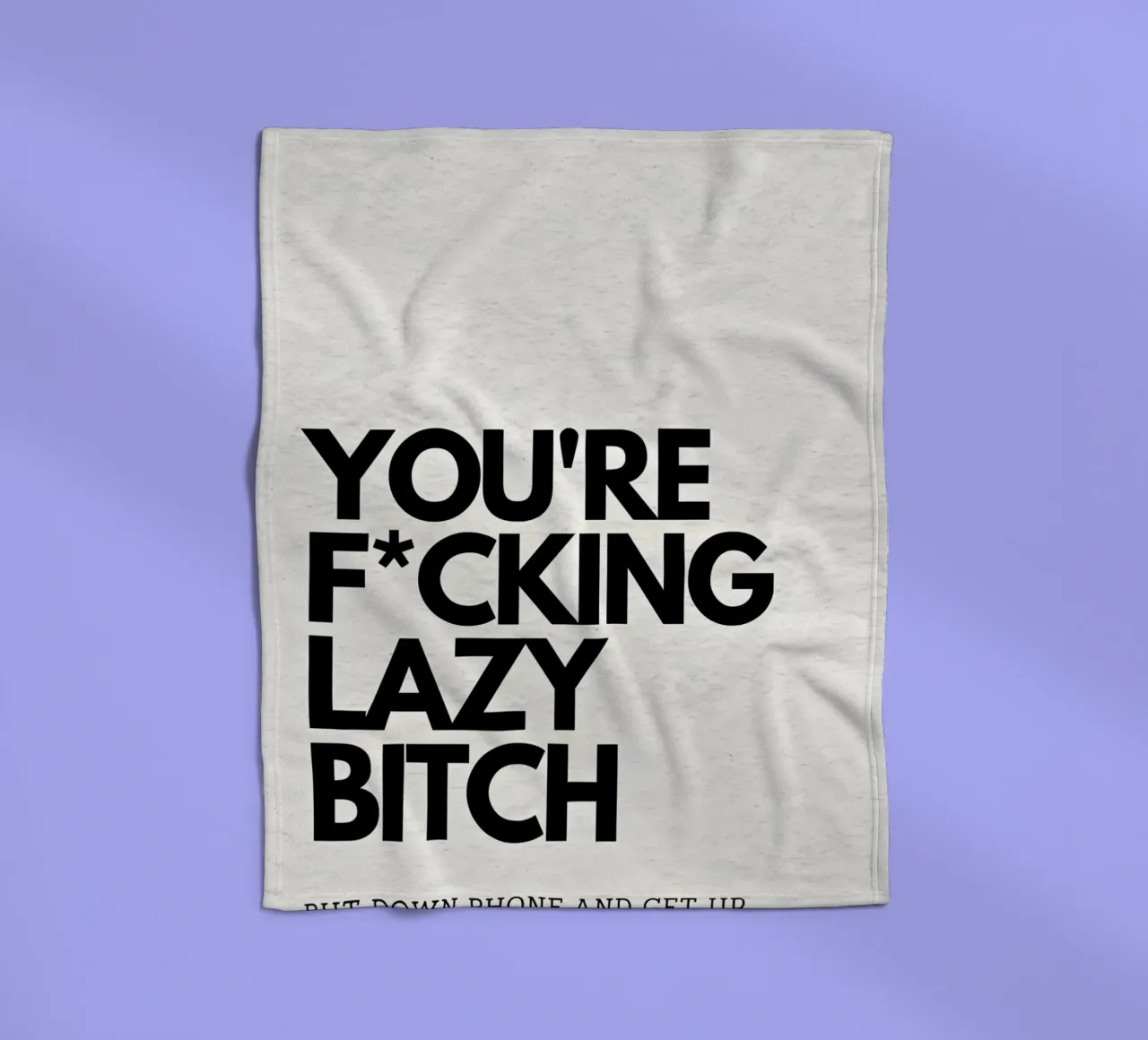 LAZY coperta in pile da Type & Tape