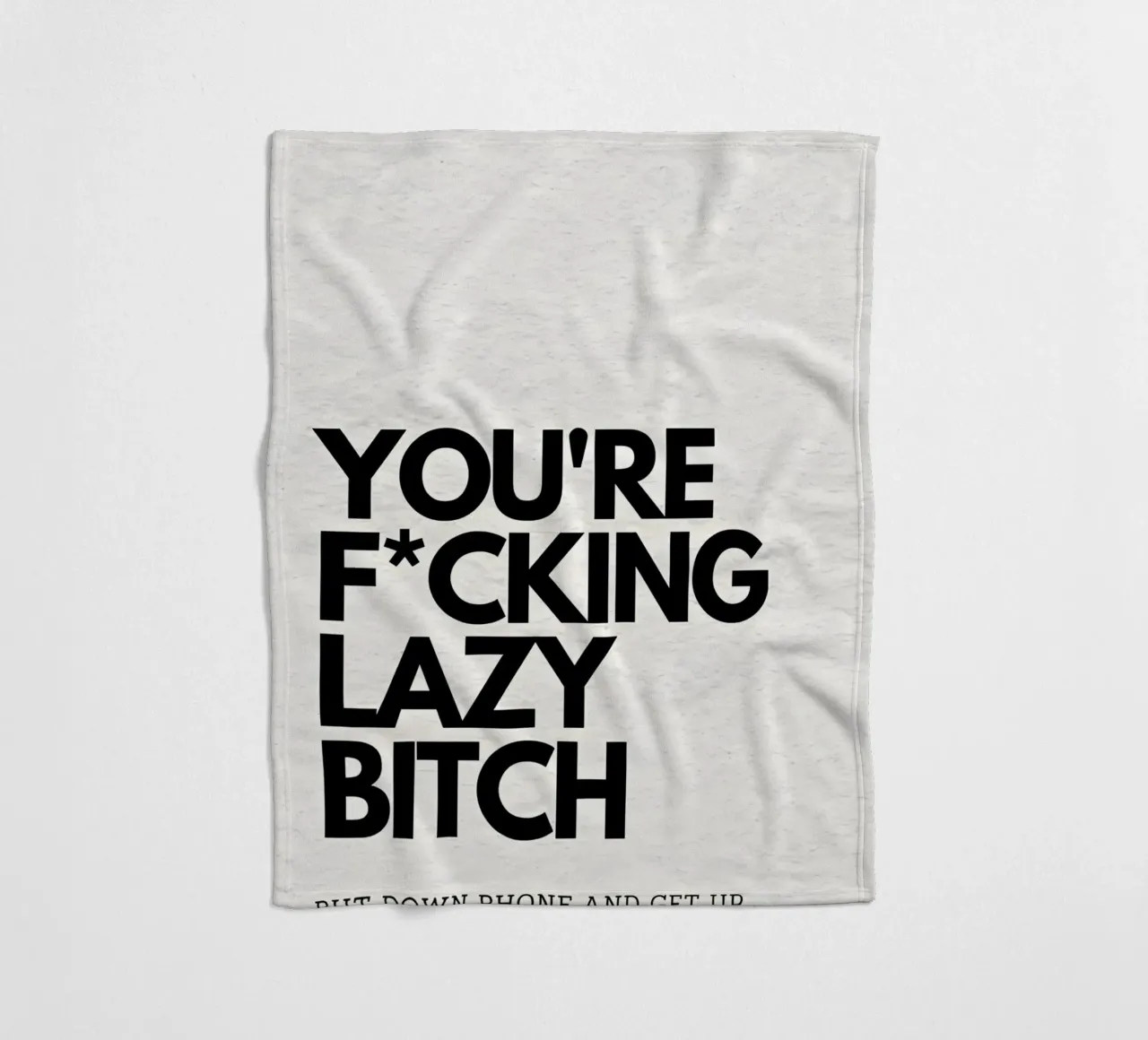 LAZY coperta in pile da Type & Tape
