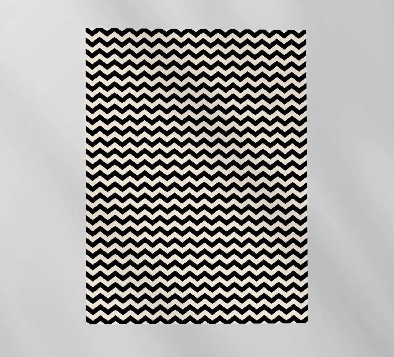 Minimal Chic Basic Chevron Pattern | Nero e Avorio pellicola backlit da Beauty in Simplicity