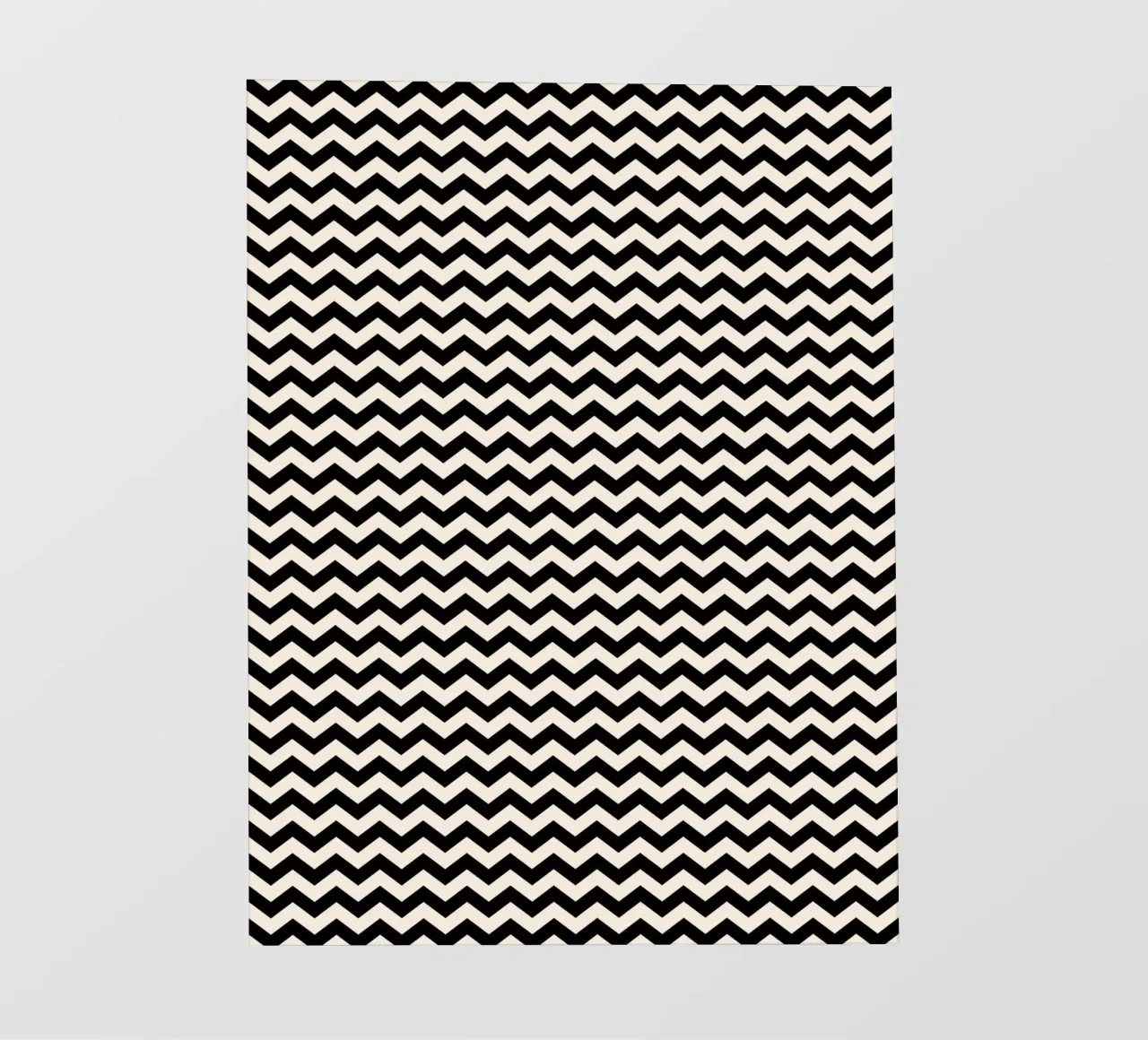Minimal Chic Basic Chevron Pattern | Nero e Avorio pellicola backlit da Beauty in Simplicity