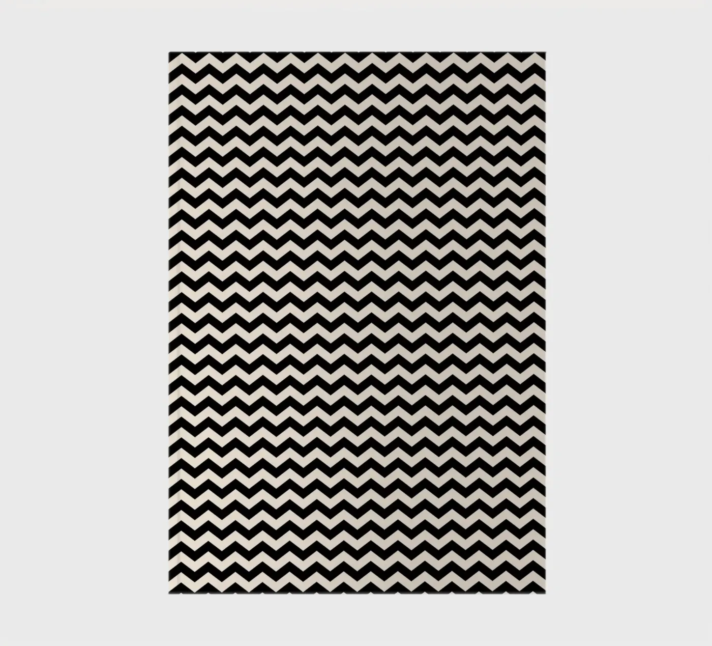 Minimal Chic Basic Chevron Pattern | Nero e Avorio quaderno da Beauty in Simplicity