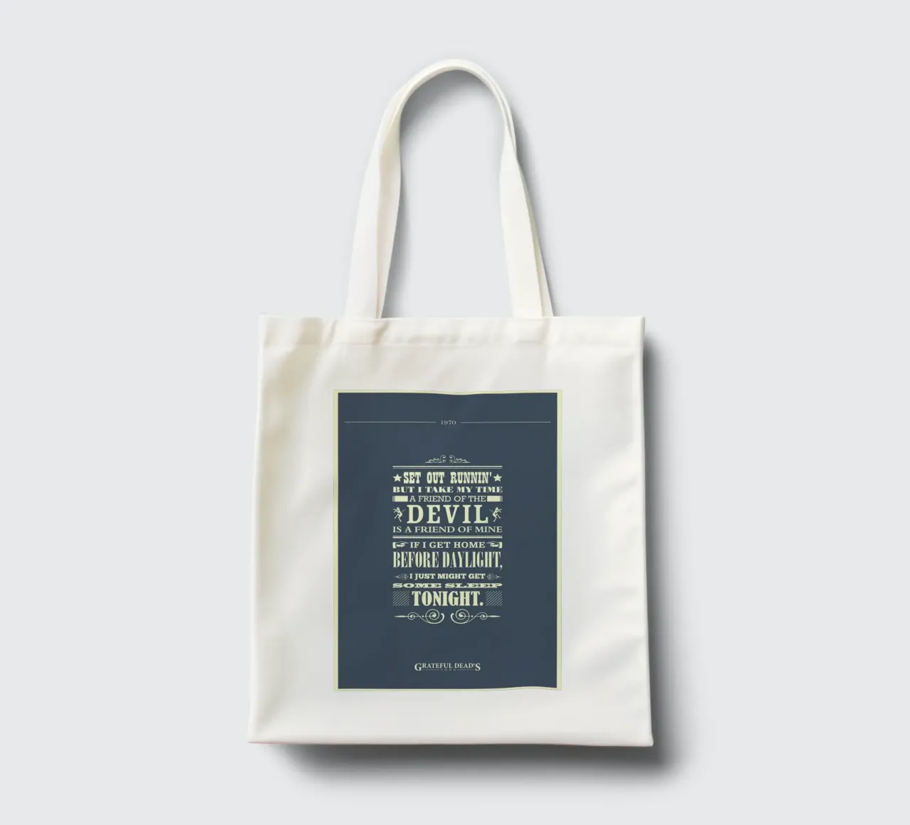 Friend of the Devil borsa in juta da Rahma Projekt