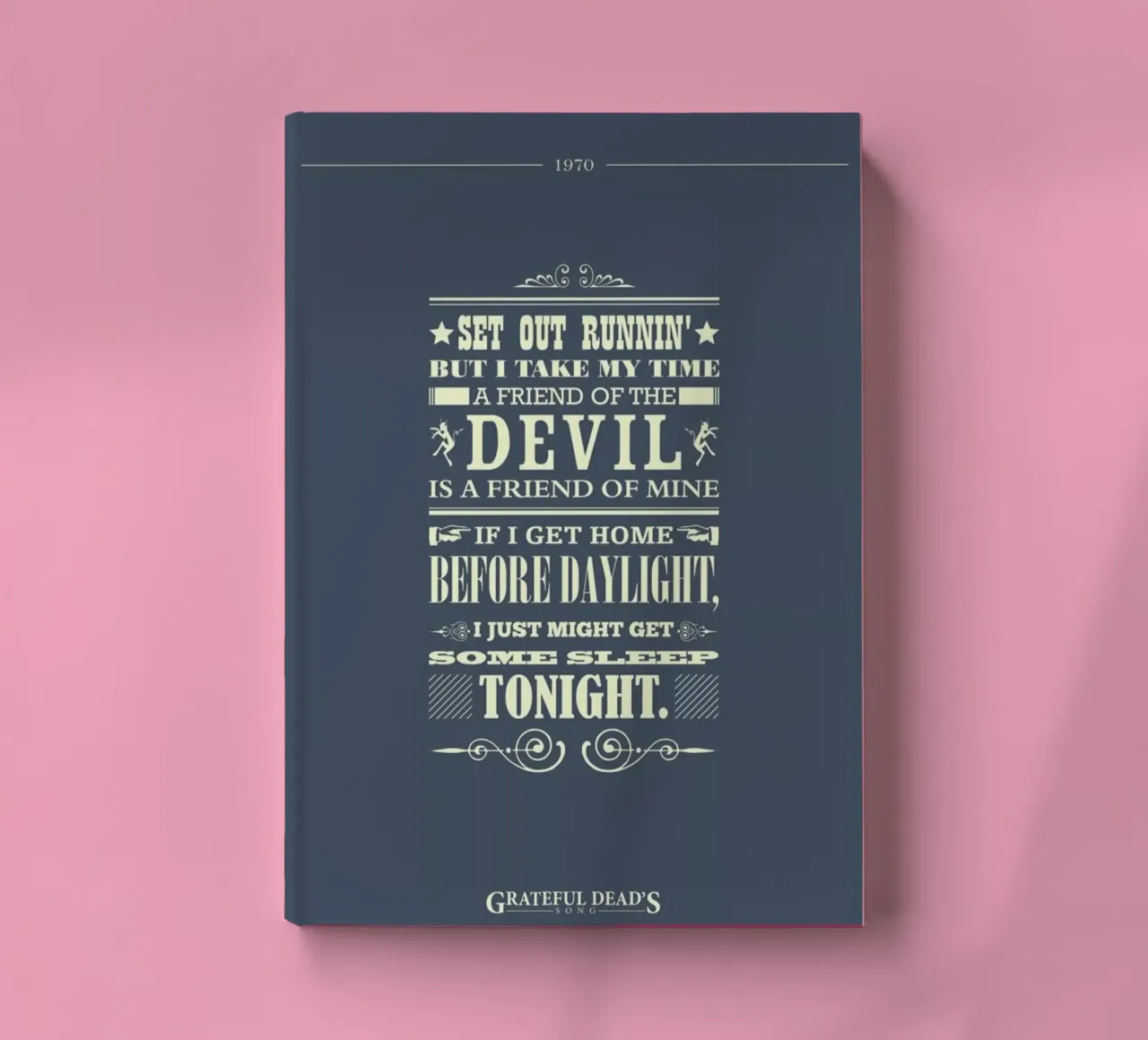 Friend of the Devil notebook by Rahma Projekt