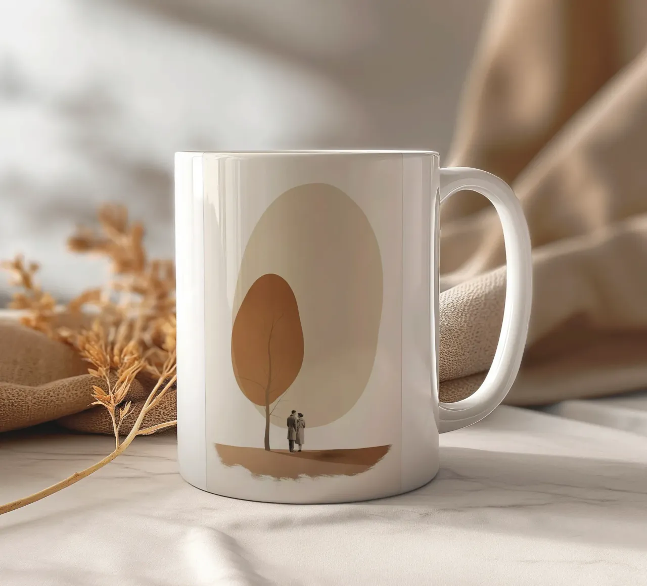 Couple under tree tazza in ceramica da LeDieg