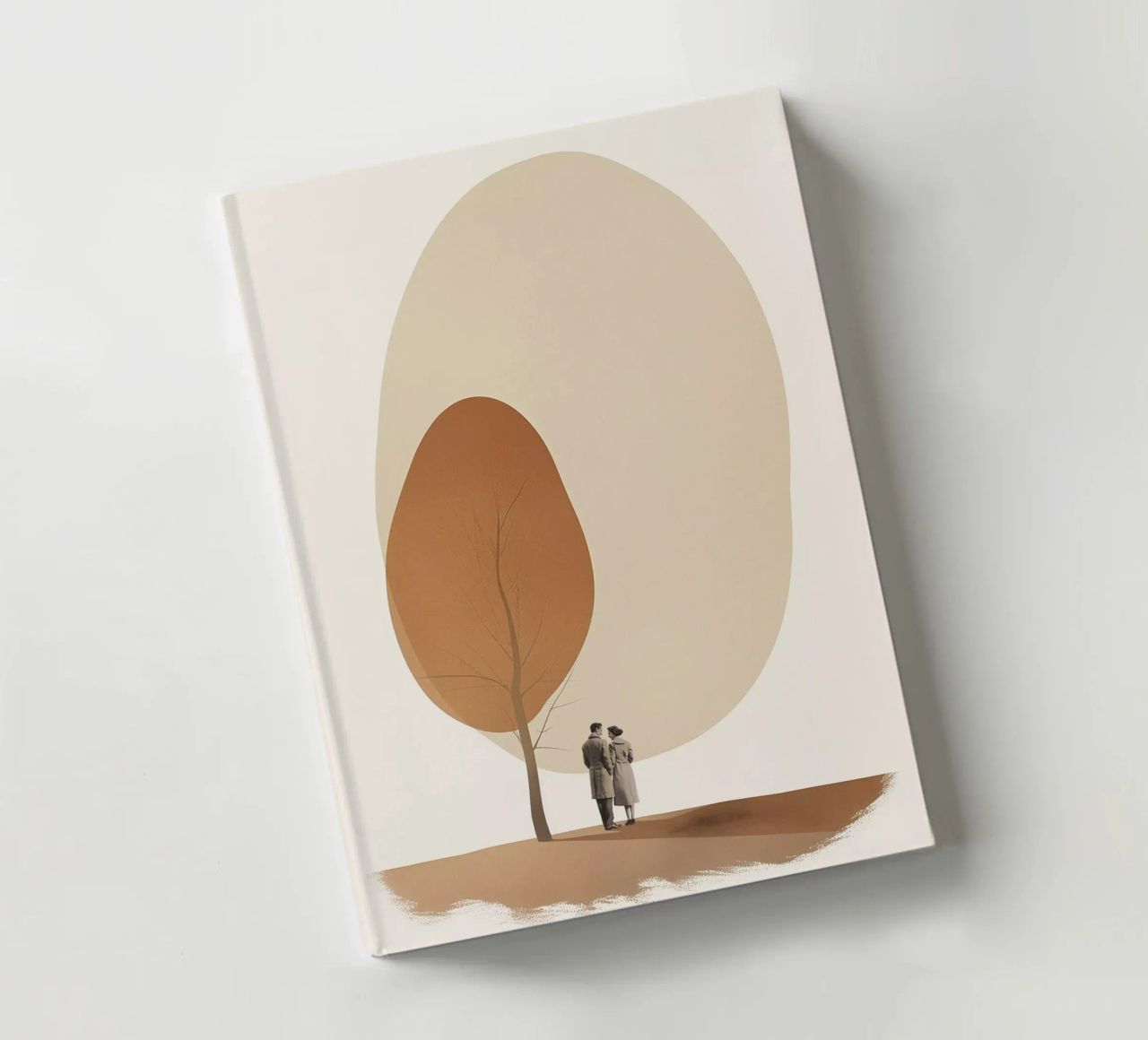 Couple under tree notebook by LeDieg