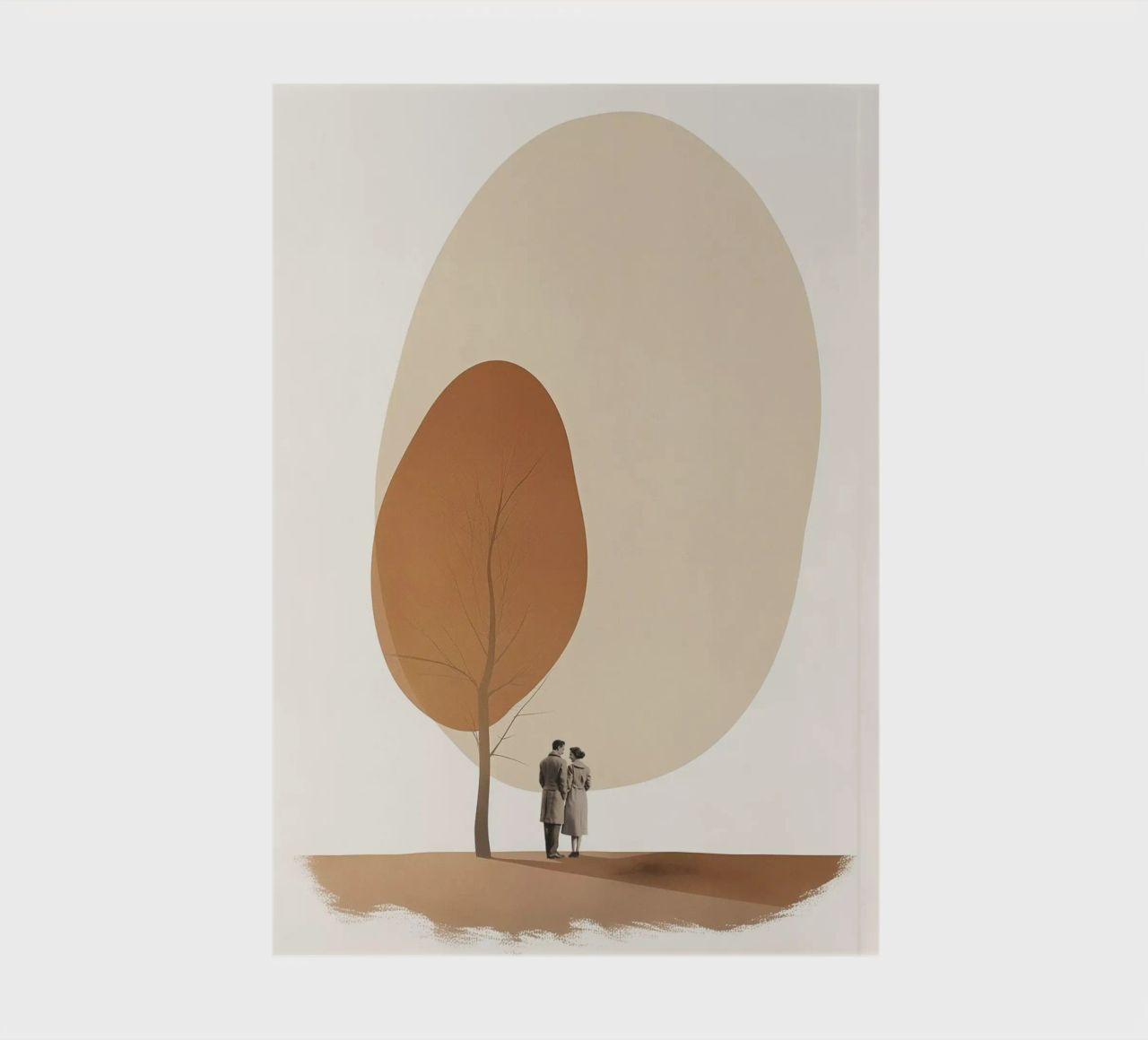 Couple under tree notebook by LeDieg