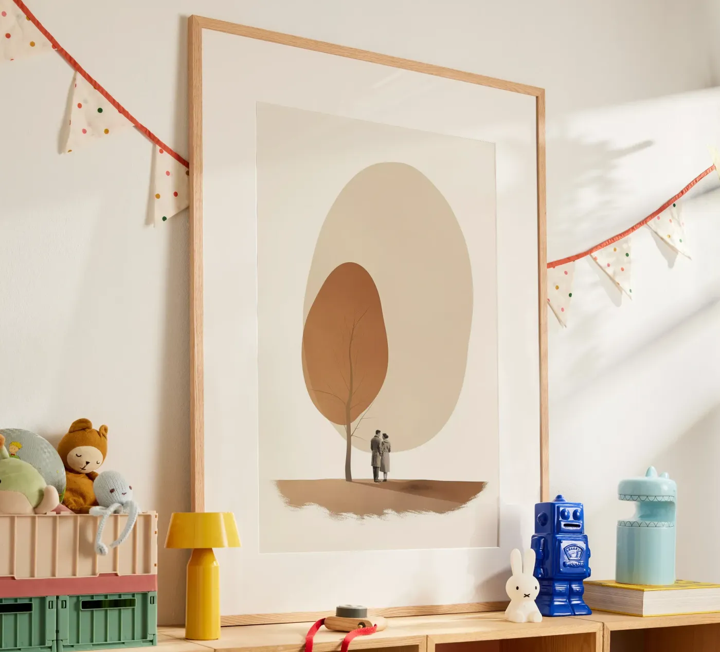 Couple under tree poster van LeDieg