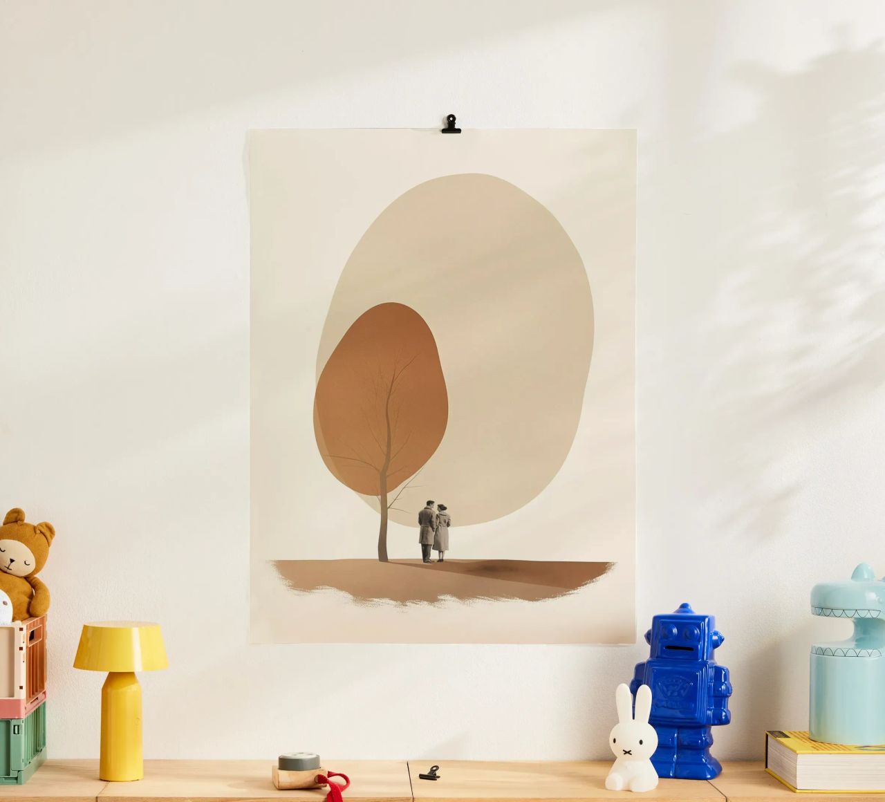 Couple under tree poster by LeDieg