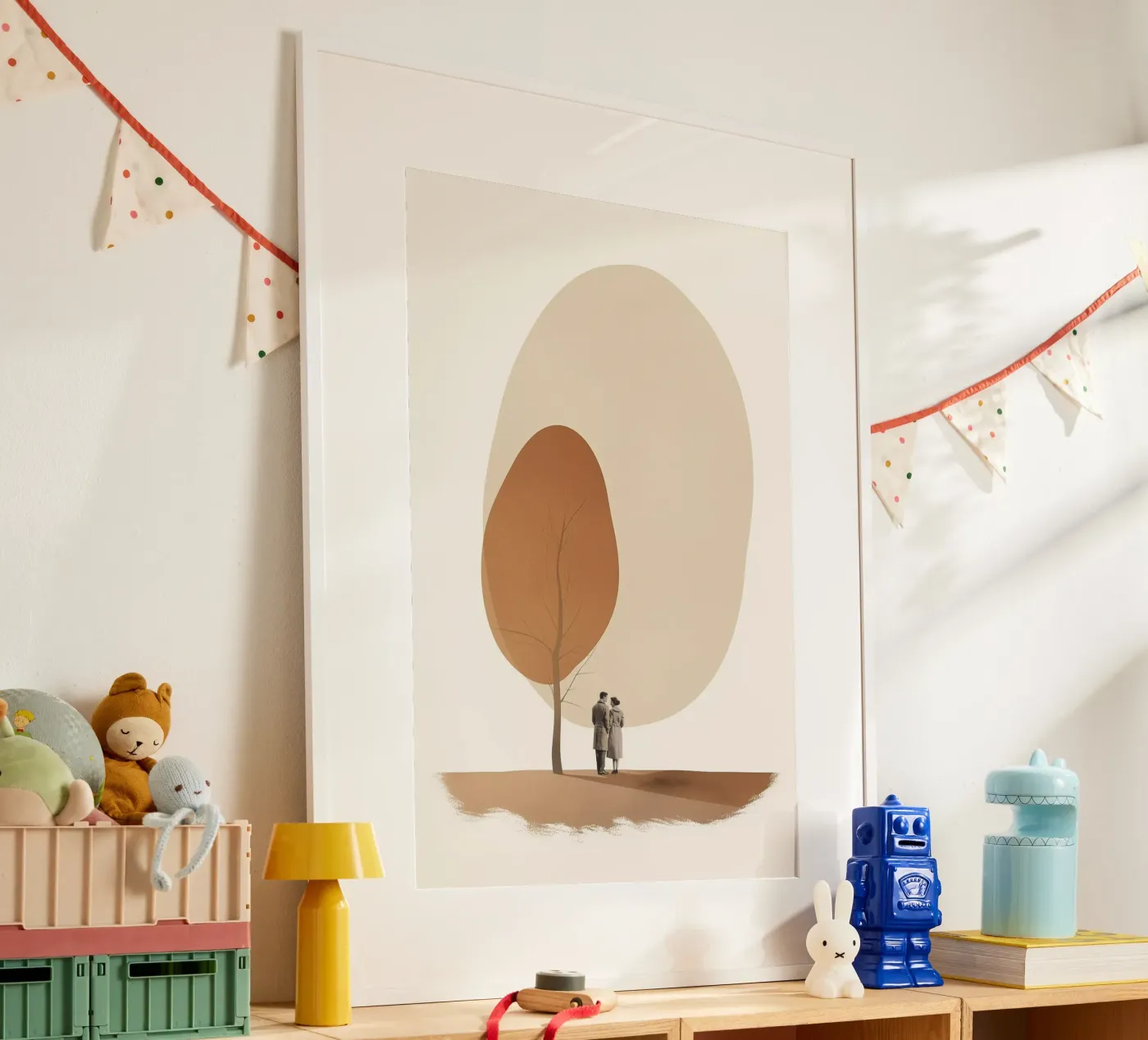 Couple under tree poster van LeDieg