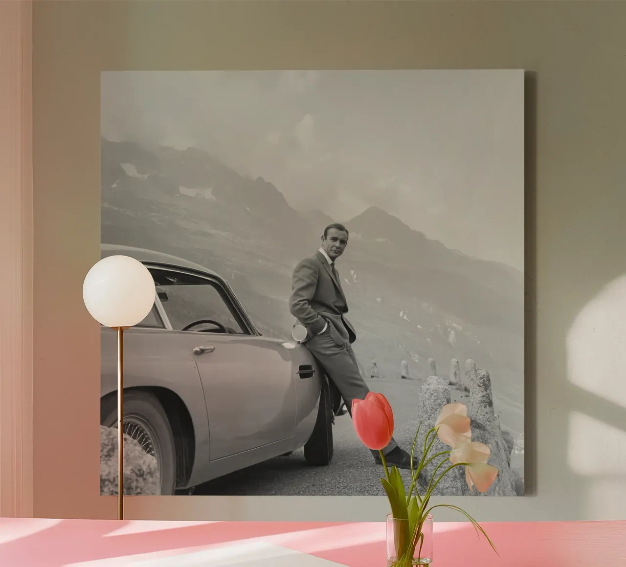the epitome of the british gentleman canvas with Floater frame by vintgeseyn