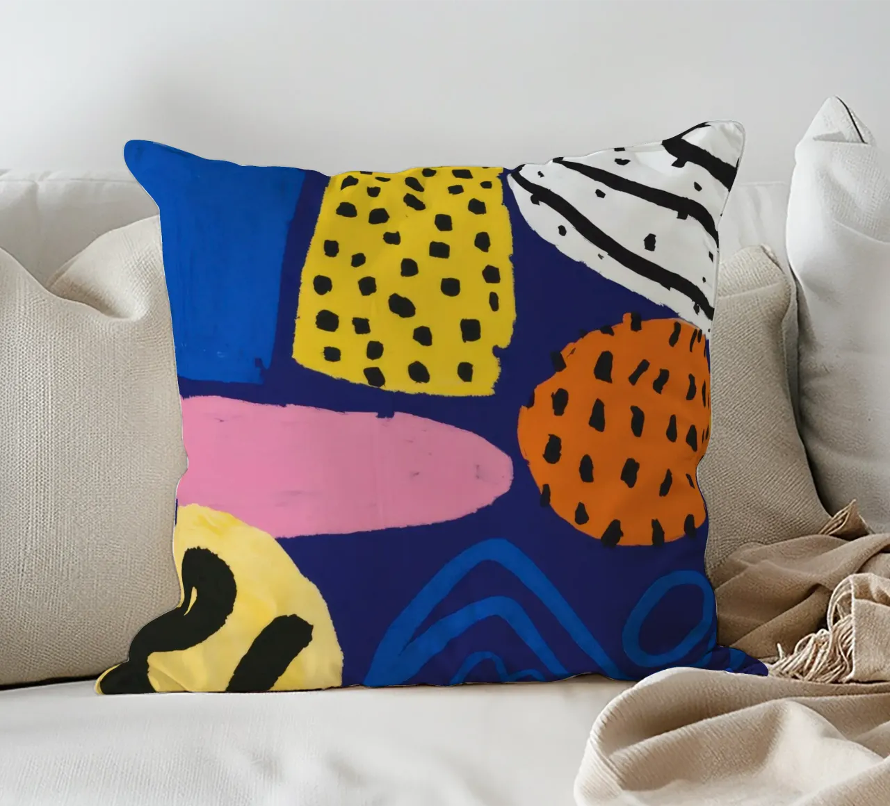 Memphis Pattern Mix cuscino da Bruce Juice