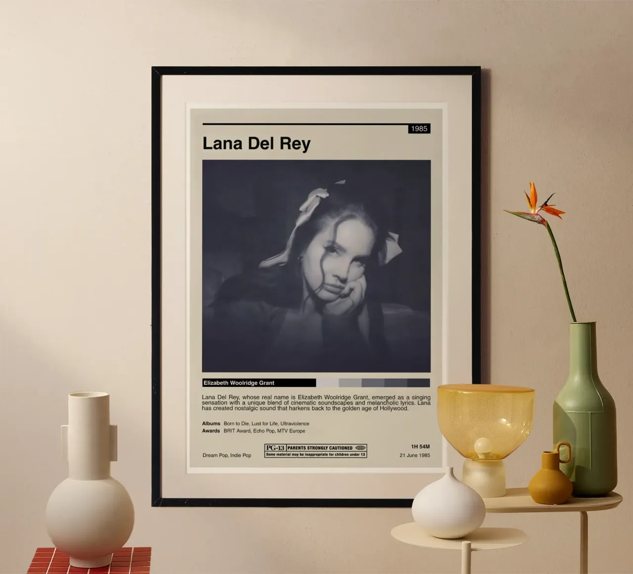 Esplorare il mondo di Lana Del Rey poster da mamass
