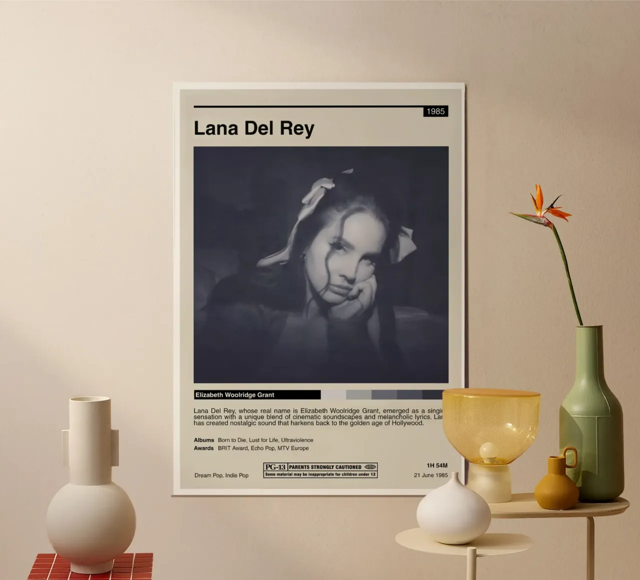 Esplorare il mondo di Lana Del Rey poster da mamass