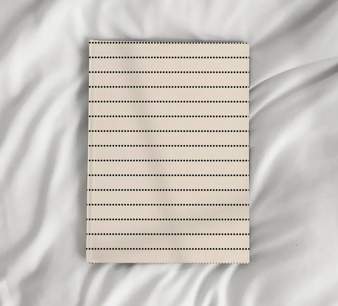 Minimal Scandi Basic Strisce a pois | Nero su beige diario da Beauty in Simplicity