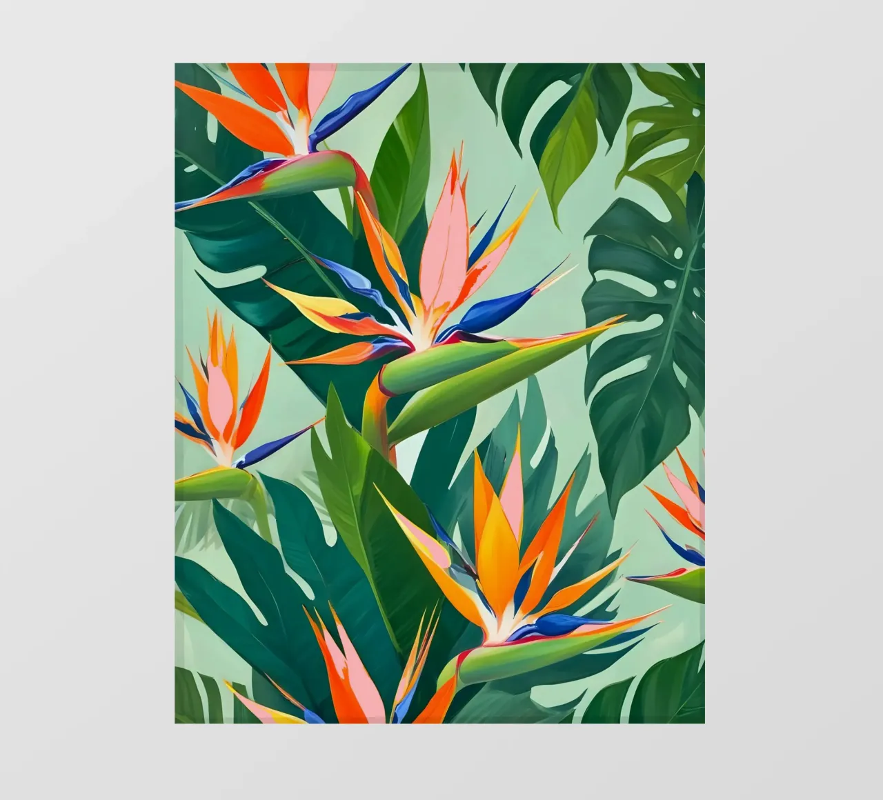 Uccelli in paradiso telo in pvc da 83oranges