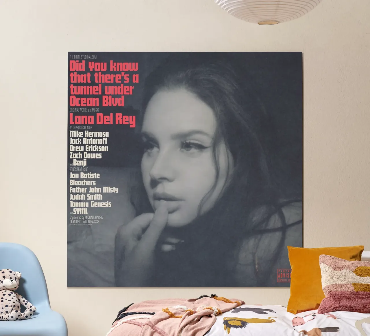 La malinconica regina del pop Lana del Rey poster da mamass