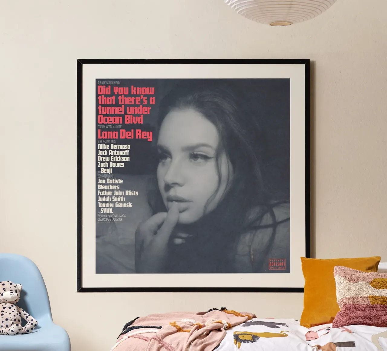 La malinconica regina del pop Lana del Rey poster da mamass
