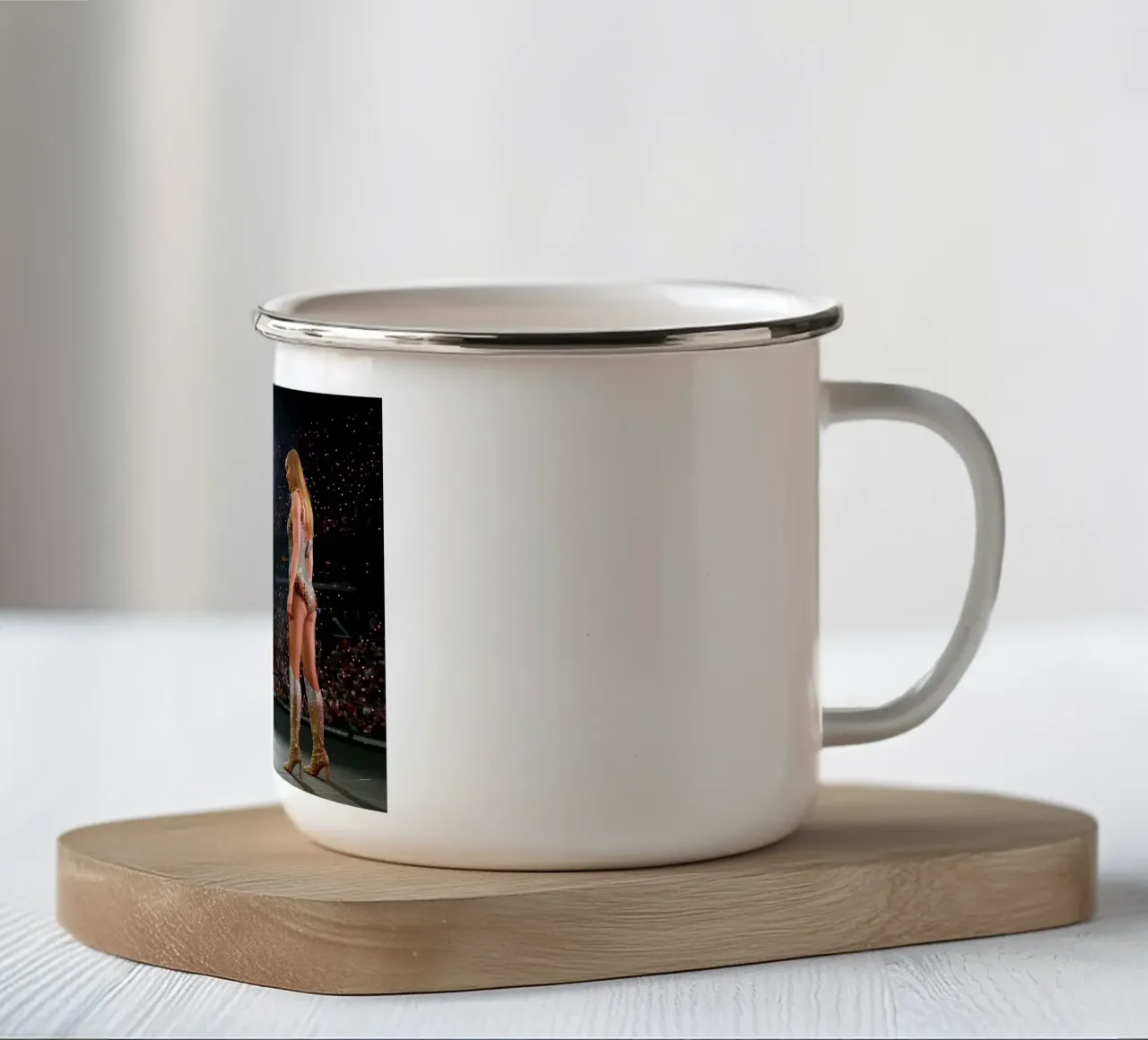 L'impavida e inarrestabile Taylor Swift tazza in smalto da dfgtfdt