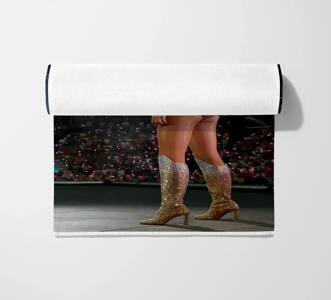 Fearless and Unstoppable Taylor Swift beach towel by dfgtfdt