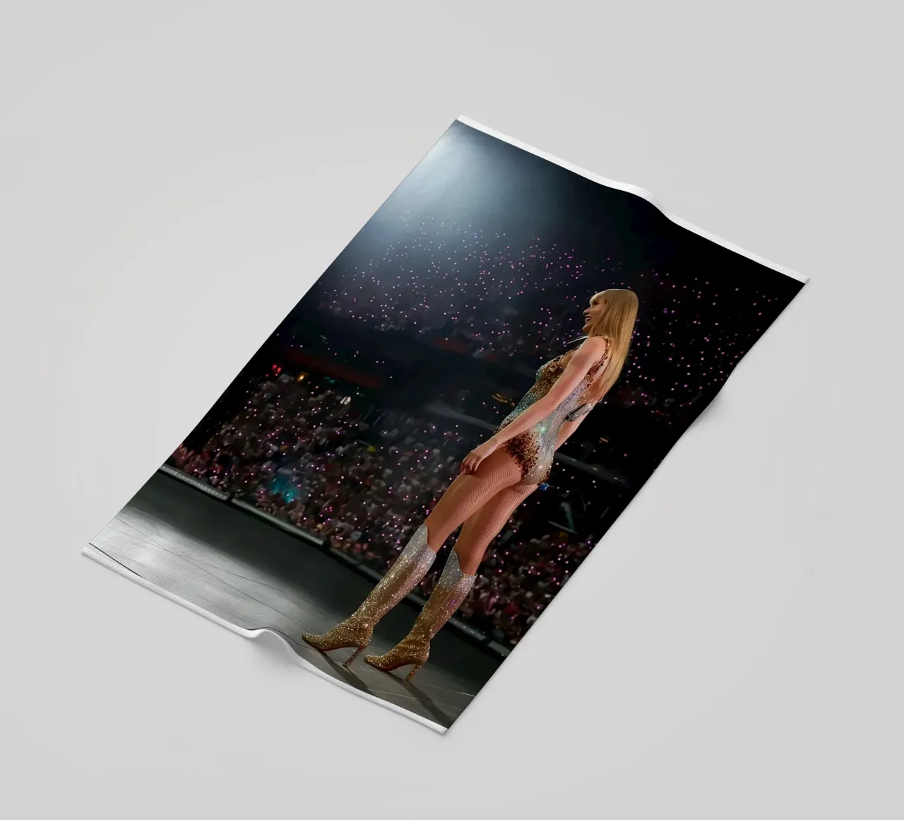 Fearless and Unstoppable Taylor Swift beach towel by dfgtfdt