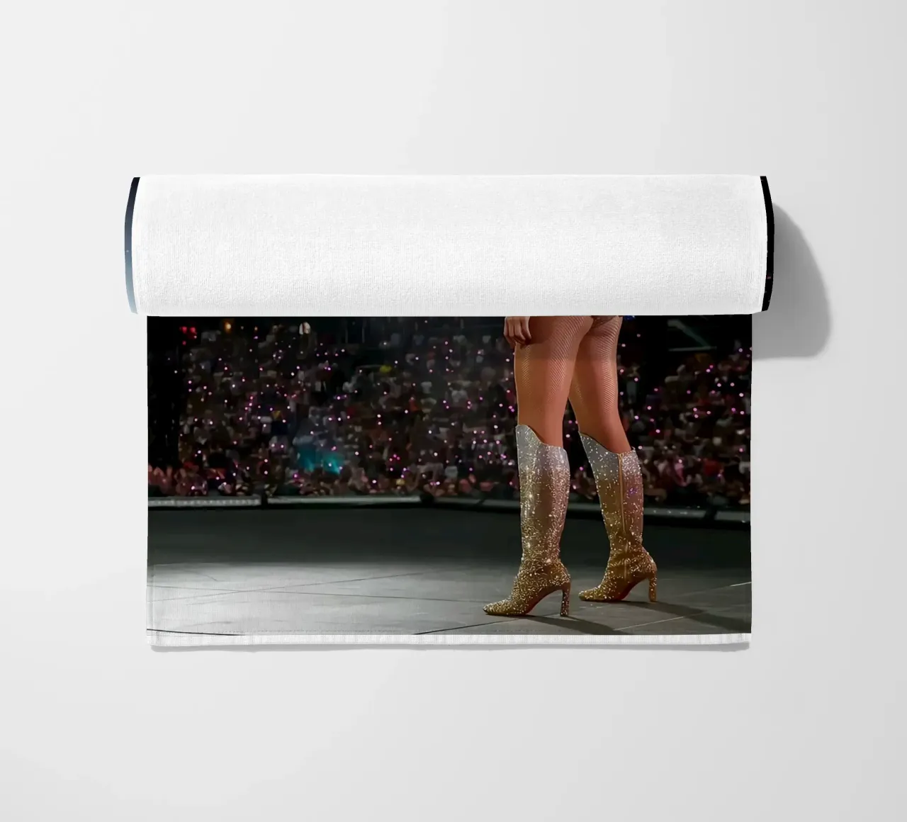 Fearless and Unstoppable Taylor Swift beach towel by dfgtfdt