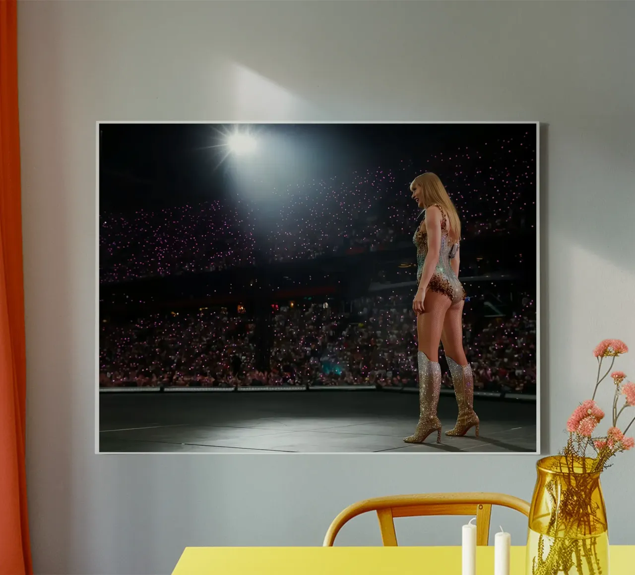 L'impavida e inarrestabile Taylor Swift tela con Cornice a cassetta da dfgtfdt
