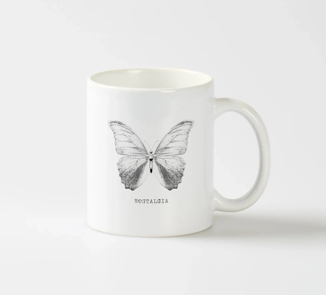 Farfalla della nostalgia tazza in ceramica da morphinaeblue