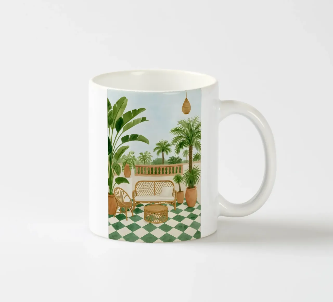 Oasi in terrazza tazza in ceramica da Sea of Calm