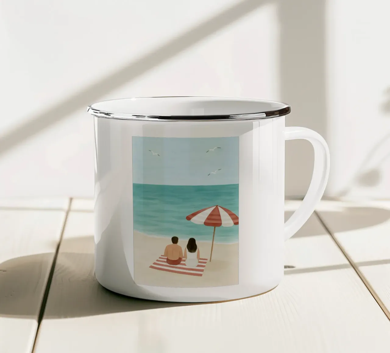Insieme al mare tazza in smalto da Sea of Calm