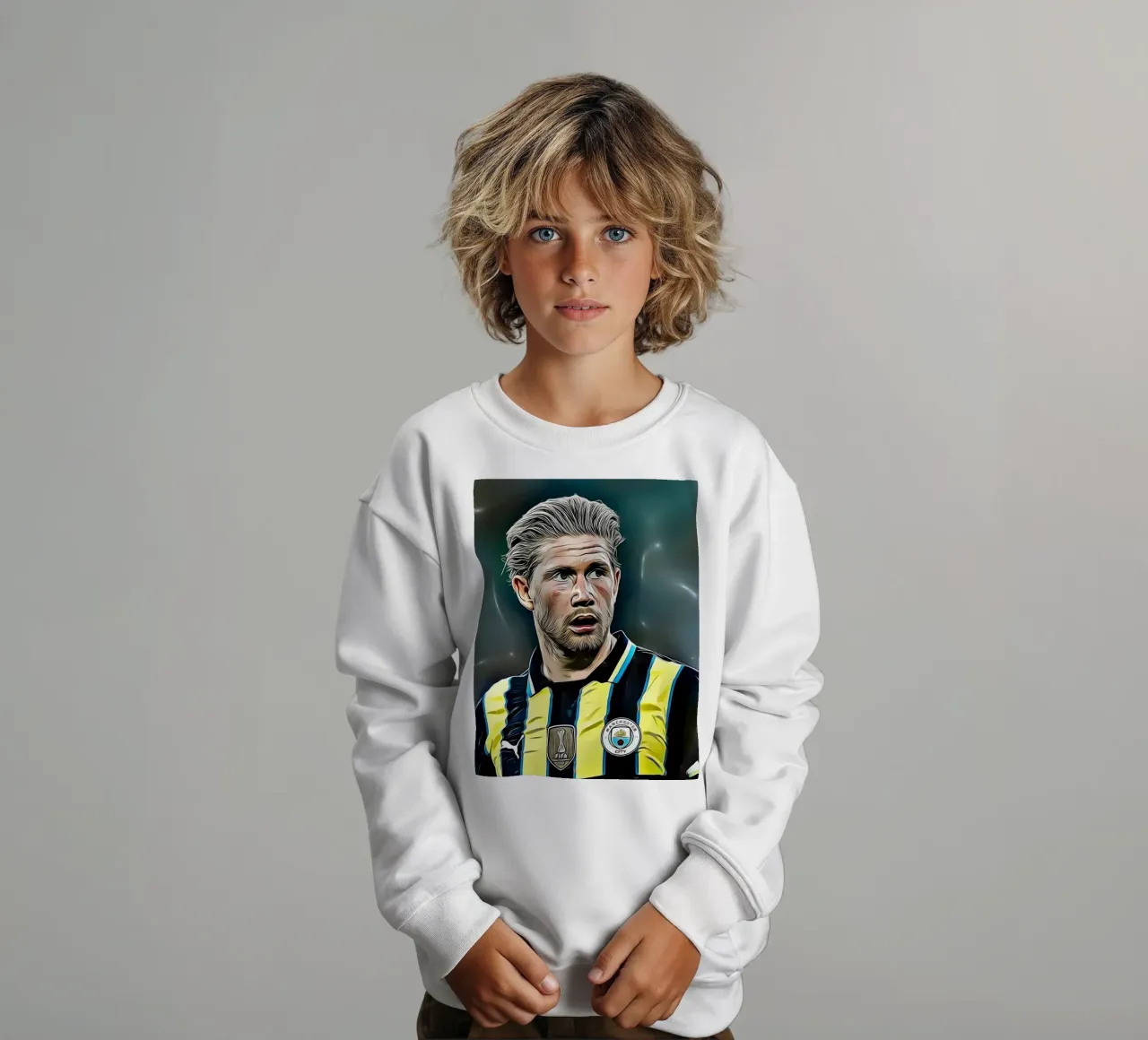 kevin de bruyne felpa bambino da dark eagle